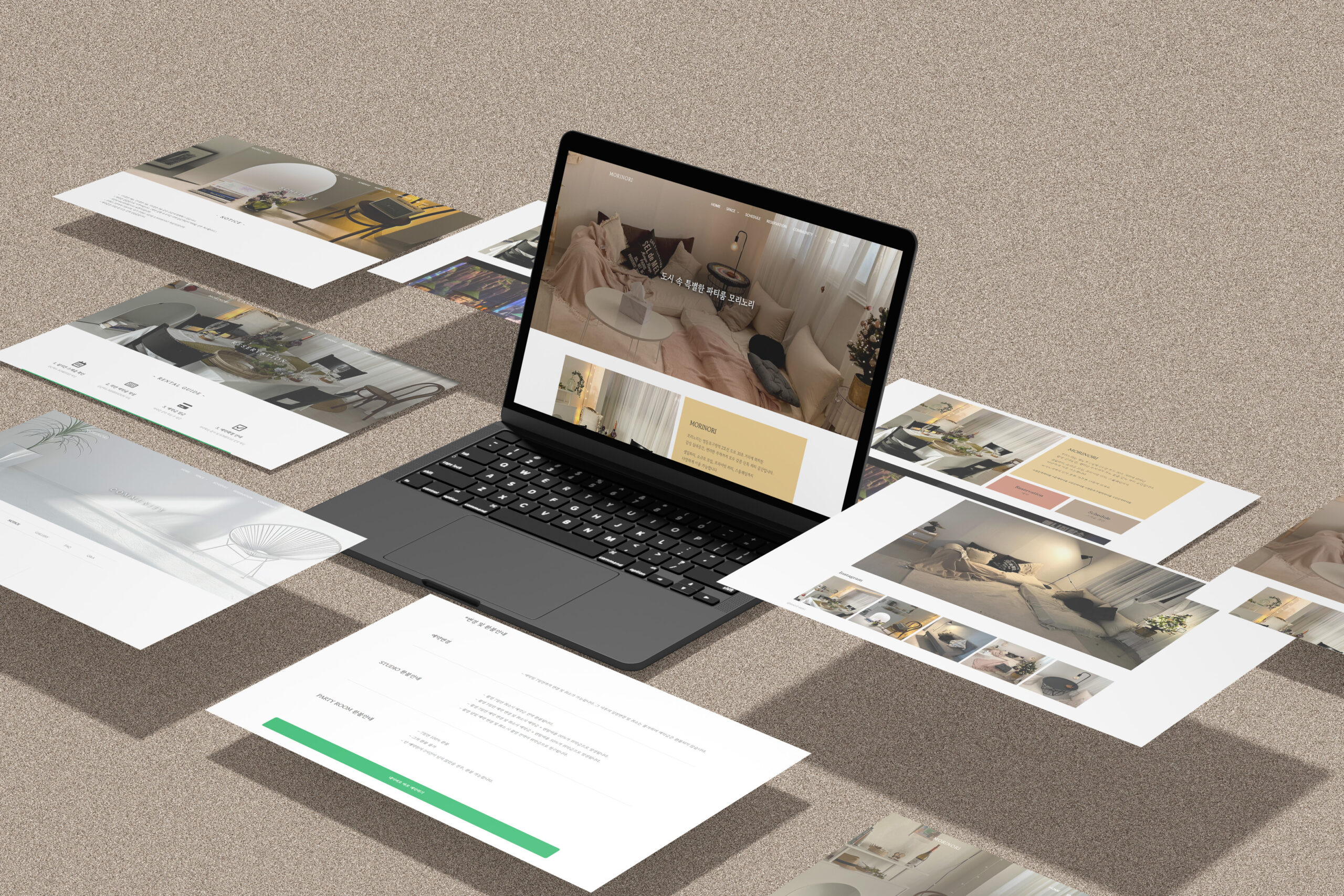 Image gallery marquee